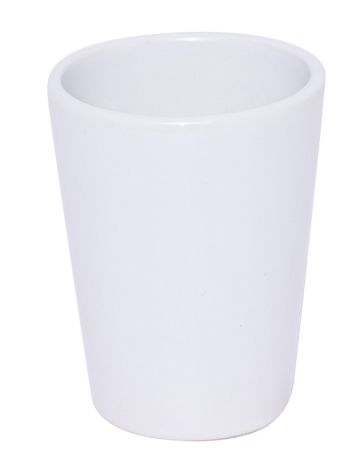 White Shot Glass